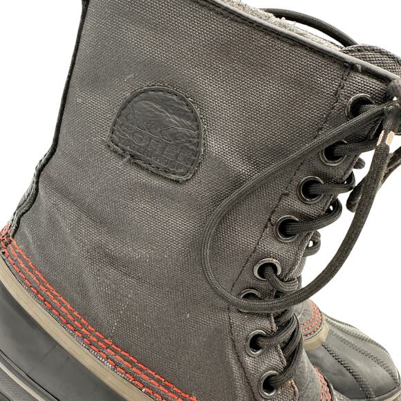 Sorel Men's Black 1964 Pac Premium Snow Boots Size 9 - Picture 2 of 8